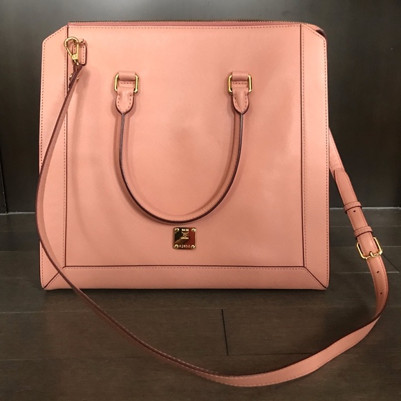 MCM Nuovo pink leather handbag - Picture 3 of 8